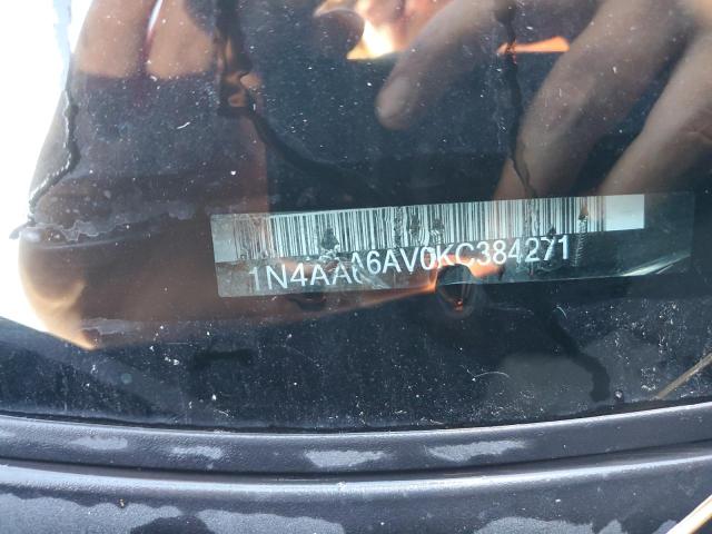 2019 NISSAN MAXIMA S 1N4AA6AV0KC384271