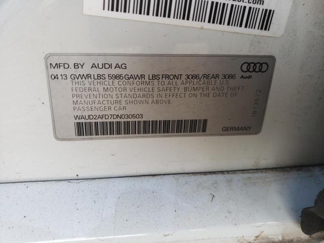 2013 AUDI S8 QUATTRO #3286498209