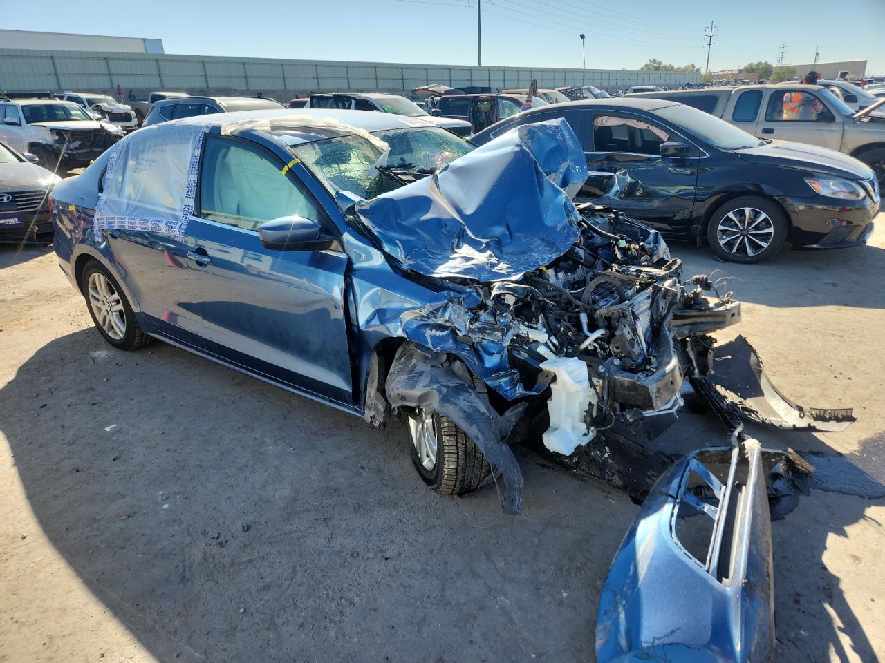 Lot #3310362952 2017 VOLKSWAGEN JETTA S