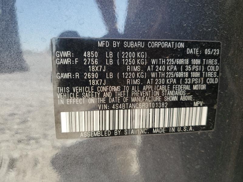 2024 SUBARU OUTBACK LI 4S4BTANC6R3101382