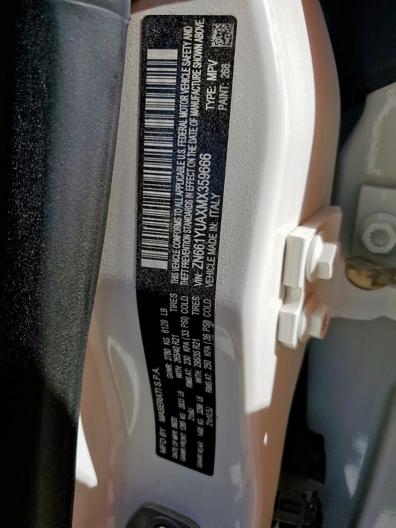 2021 MASERATI LEVANTE S #3287433992