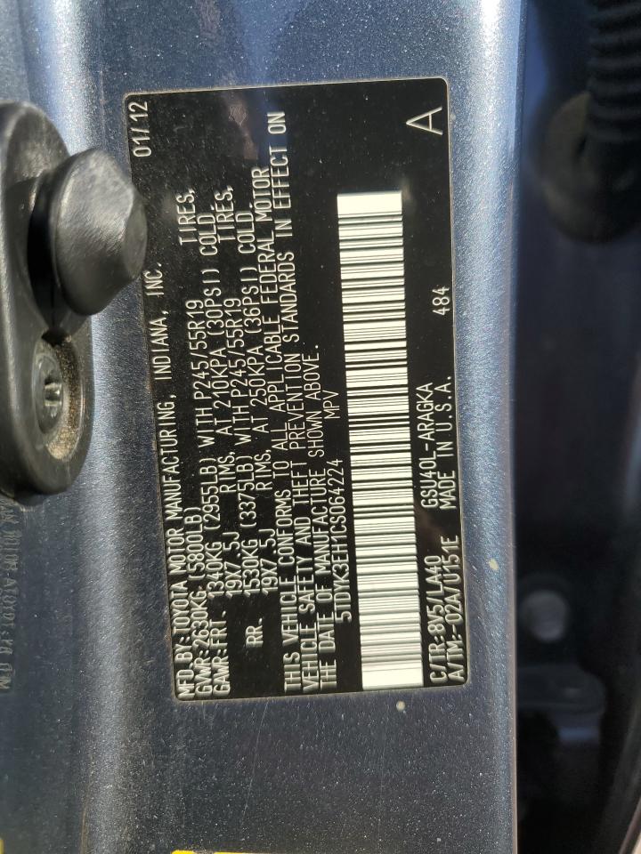 TOYOTA HIGHLANDER LIMITED