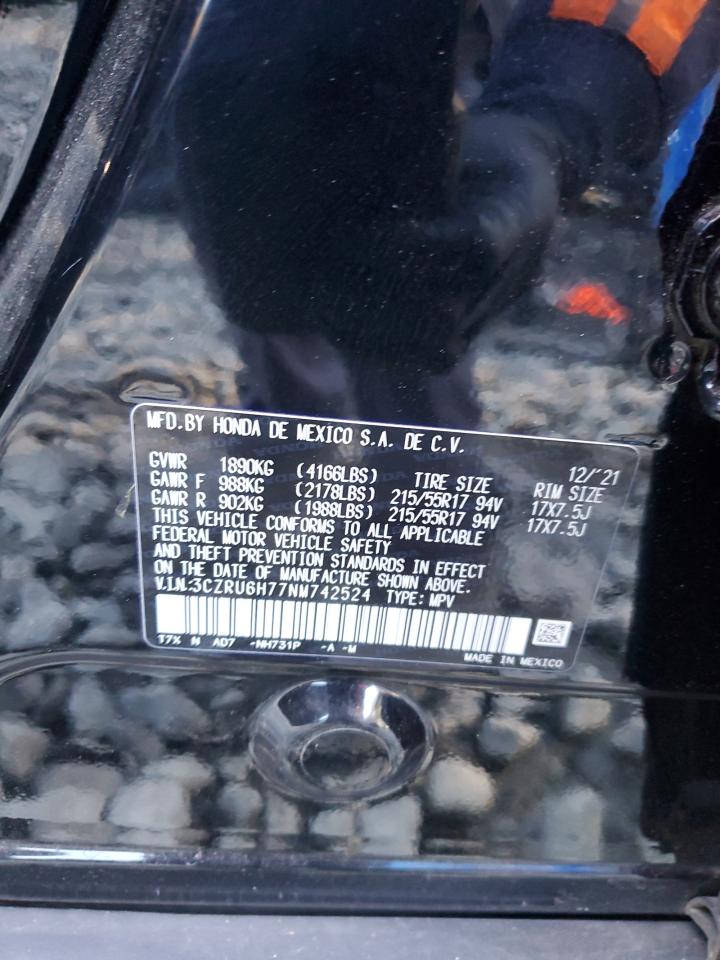 Lot #3309421979 2022 HONDA HR-V EXL