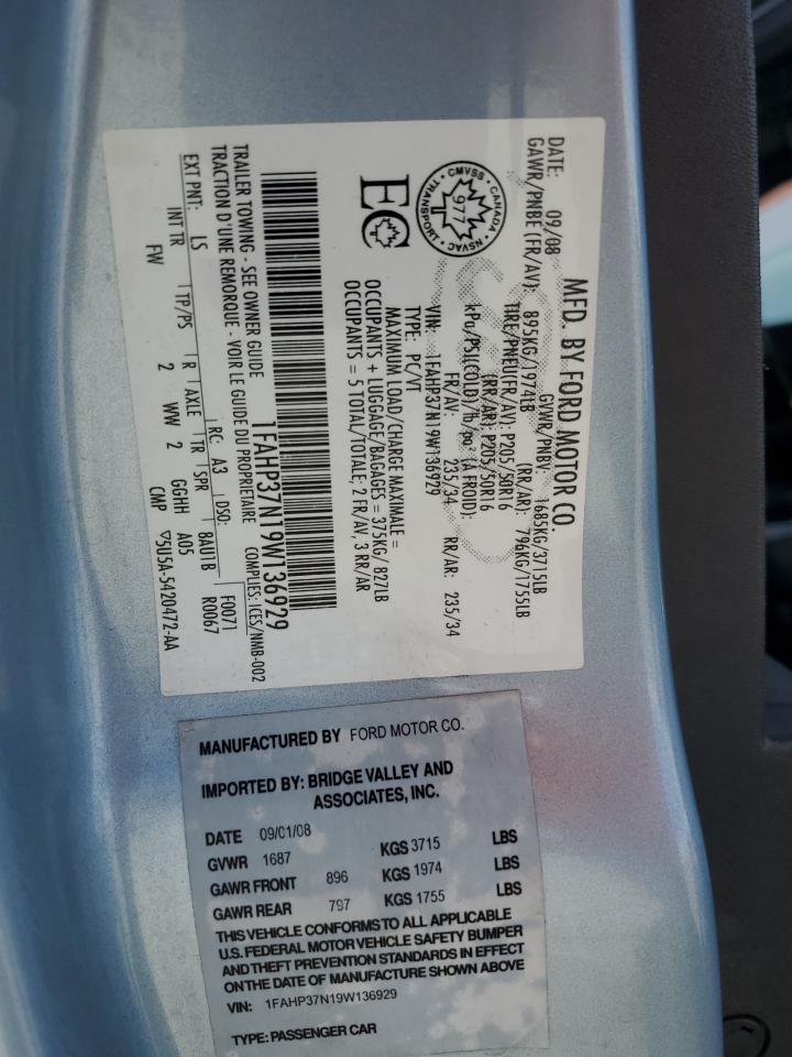 Lot #3301991431 2009 FORD FOCUS SEL