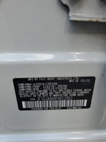 2015 SUBARU IMPREZA JF1GJAA68FH012952