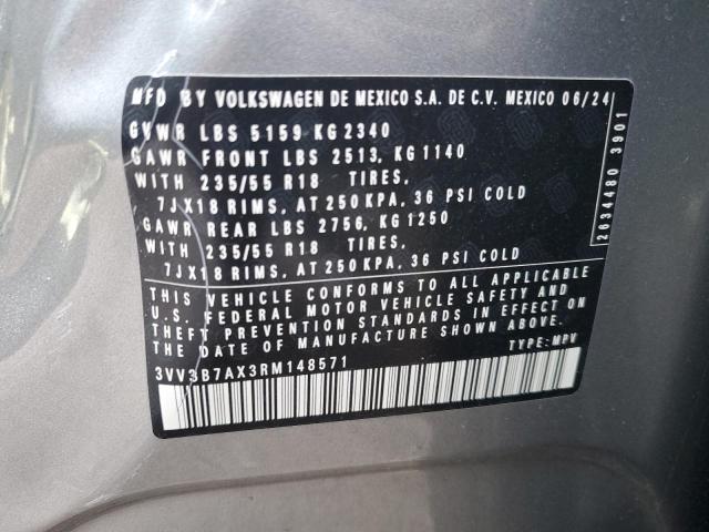 2024 VOLKSWAGEN TIGUAN SE #3315985084