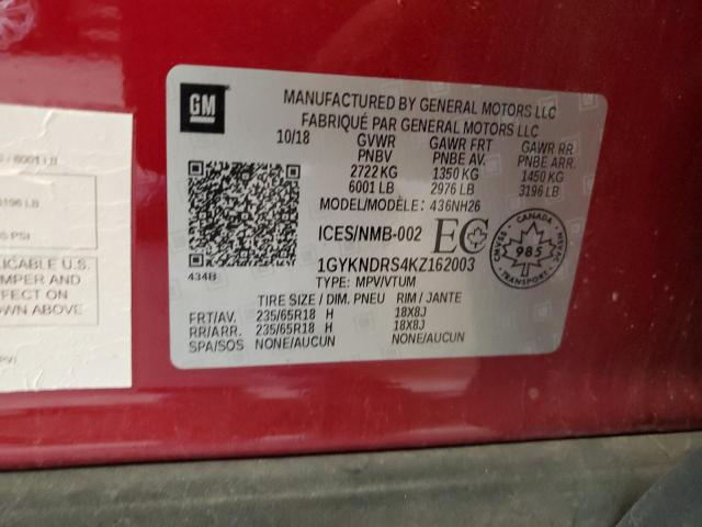 2019 CADILLAC XT5 LUXURY - 1GYKNDRS4KZ162003