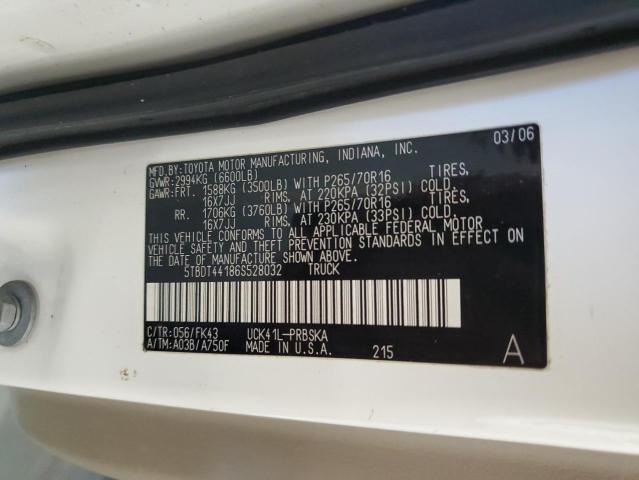 2006 TOYOTA TUNDRA DOU #3263609525