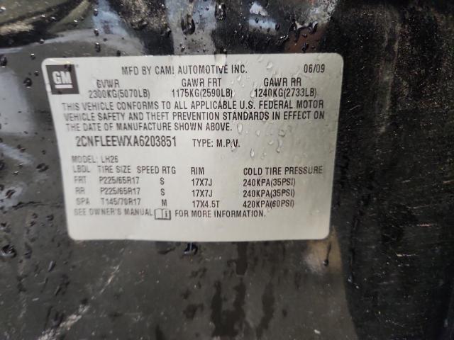 2010 CHEVROLET EQUINOX LT - 2CNFLEEWXA6203851