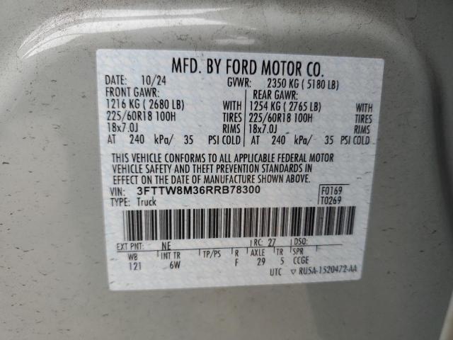 2024 FORD MAVERICK L #3308323210