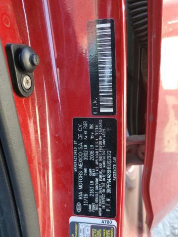 2017 KIA FORTE EX - 3KPFN4A88HE092923