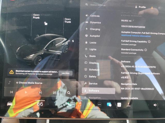 2019 TESLA MODEL 3 - 5YJ3E1EA1KF325122