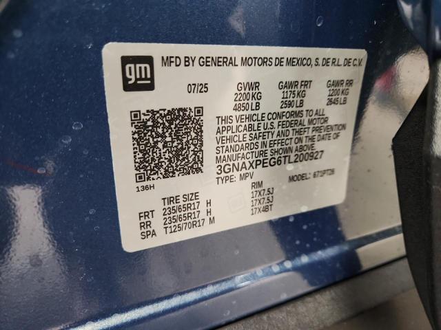 2026 CHEVROLET EQUINOX LT - 3GNAXPEG6TL200927