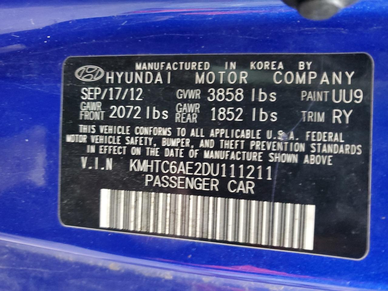 HYUNDAI VELOSTER TURBO