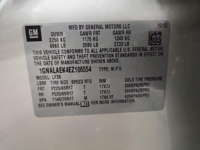 2014 CHEVROLET EQUINOX LS #3298158267