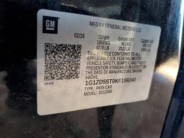 2019 CHEVROLET MALIBU LT #3298153261