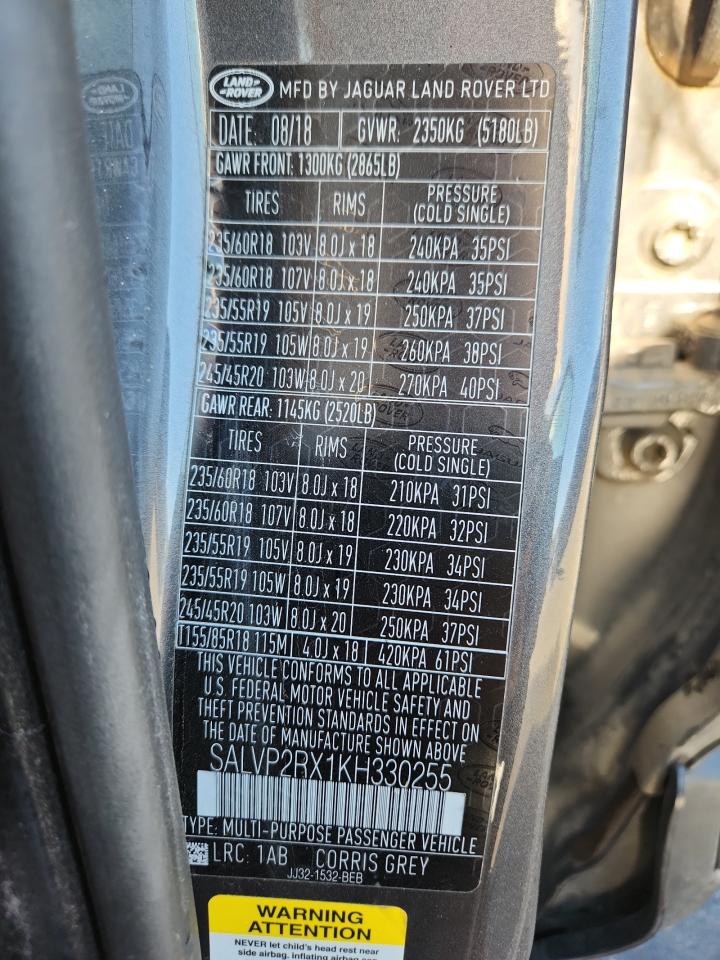 LAND ROVER RANGE ROVER SE