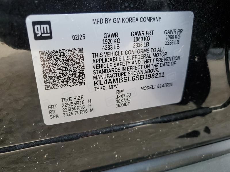 2025 BUICK ENCORE GX - KL4AMBSL6SB198211