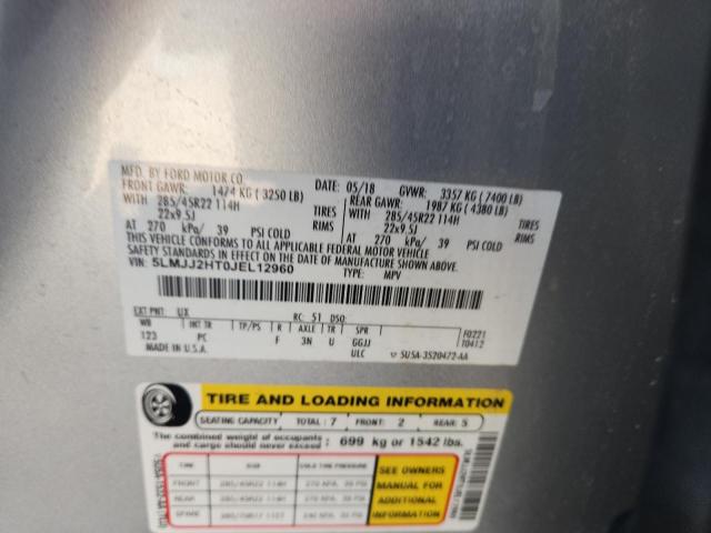 2018 LINCOLN NAVIGATOR #3294319876