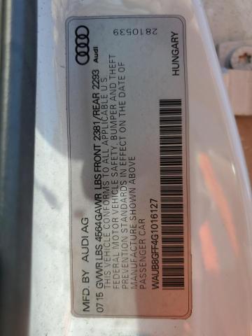 2016 AUDI A3 PREMIUM WAUB8GFF4G1016127