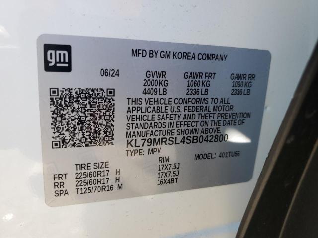 2025 CHEVROLET TRAILBLAZE KL79MRSL4SB042800