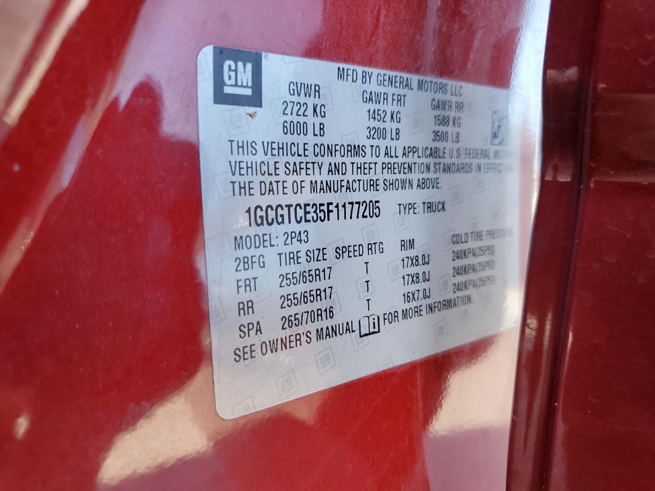 CHEVROLET COLORADO Z71