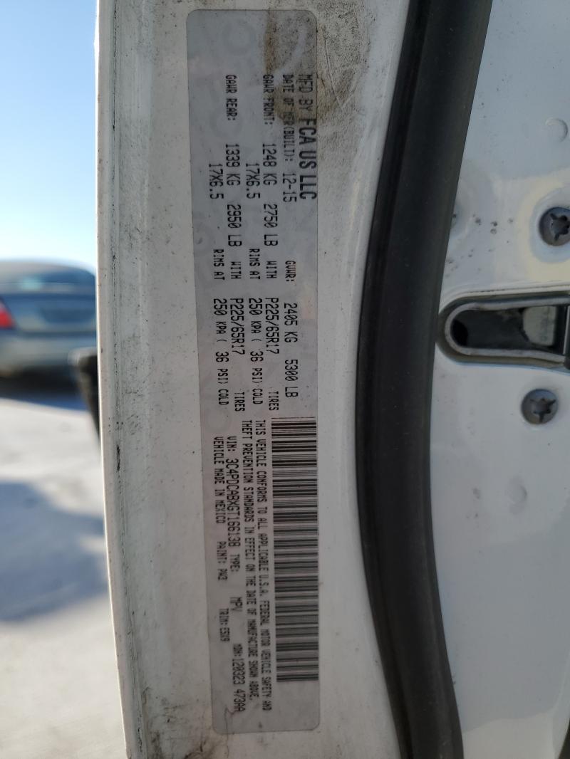 2016 DODGE JOURNEY SE 3C4PDCABXGT166138