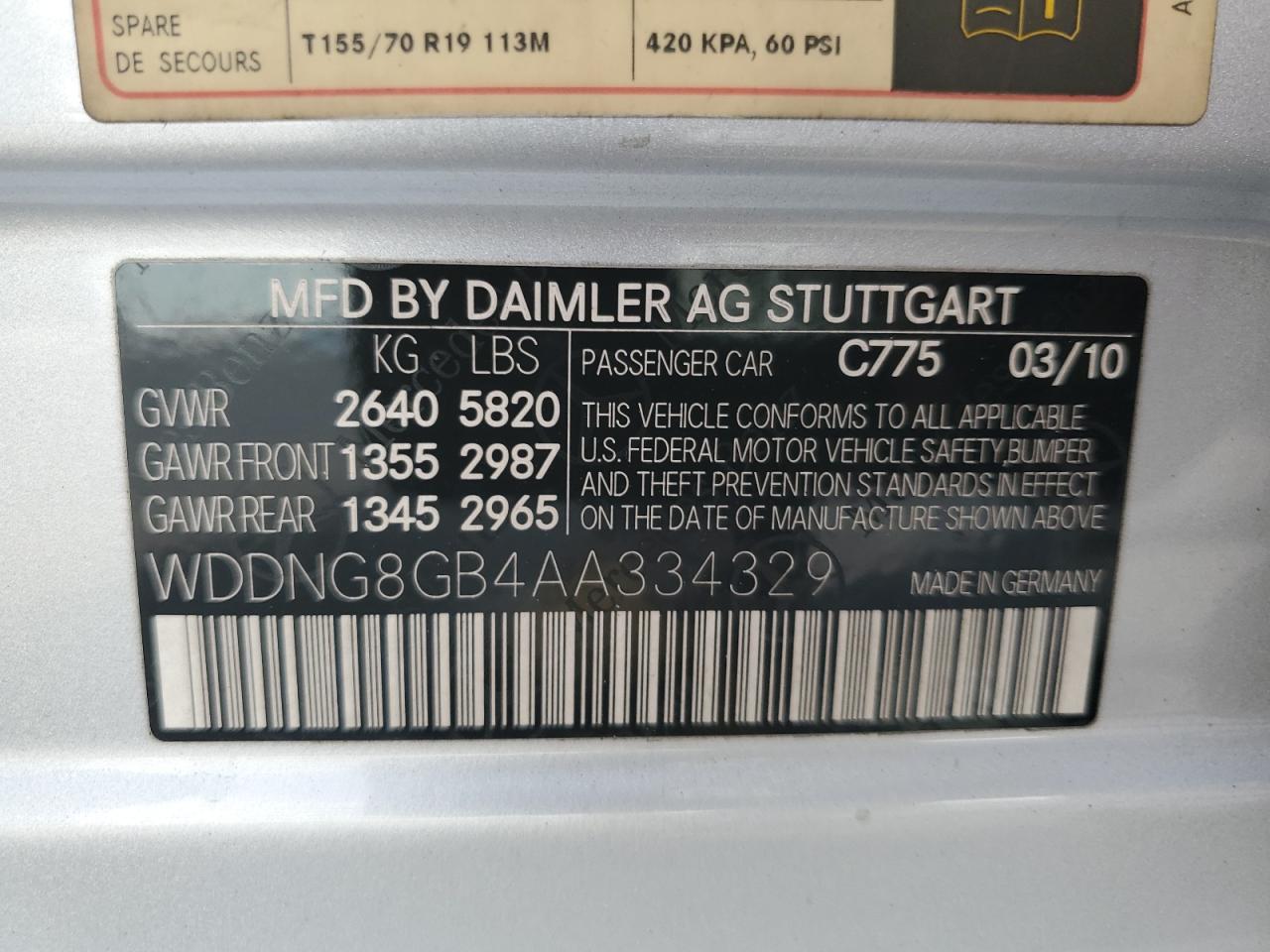 MERCEDES-BENZ S-CLASS 550 4MATIC