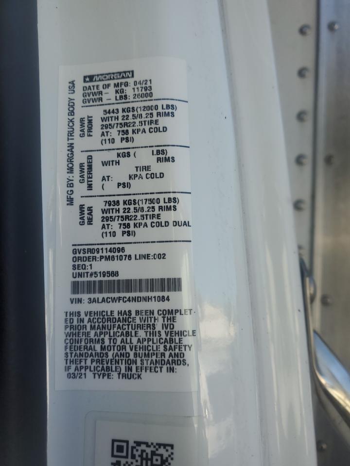 Lot #3290200203 2022 FREIGHTLINER M2 106 MED