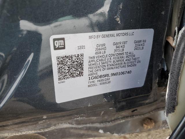 2022 CADILLAC CT4 PREMIU - 1G6DB5RL9N0106740