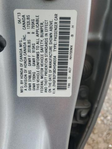 2013 HONDA CIVIC LX - 2HGFB2F58DH549354