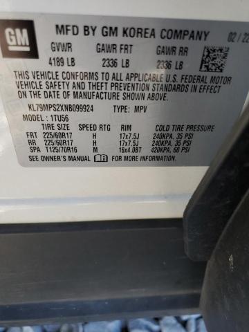 2022 CHEVROLET TRAILBLAZE #3279729938