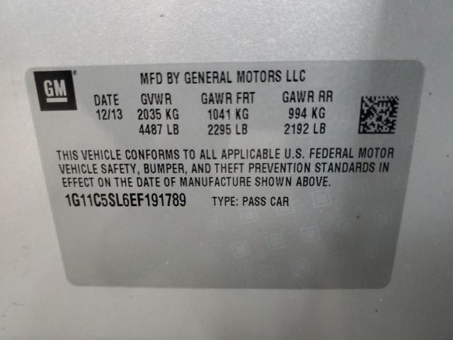 2014 CHEVROLET MALIBU 1LT #3287698006