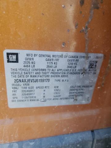 2018 CHEVROLET EQUINOX LT #3291413137