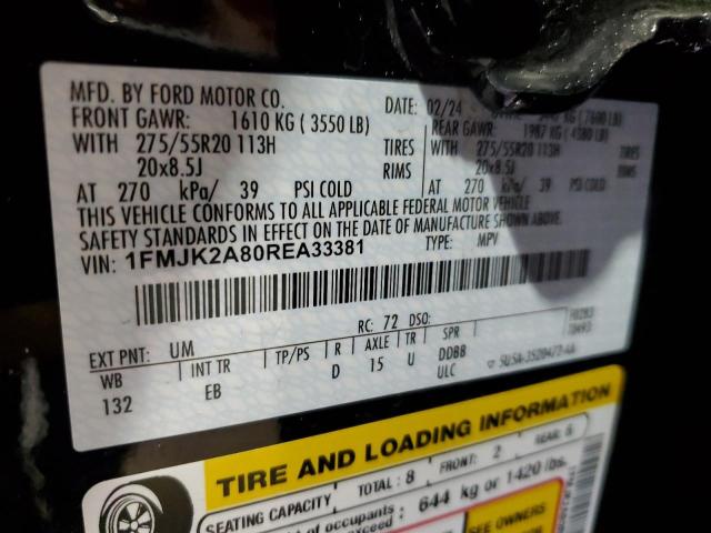 2024 FORD EXPEDITION 1FMJK2A80REA33381