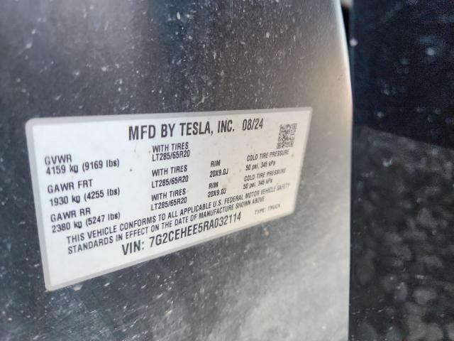 2024 TESLA CYBERTRUCK - 7G2CEHEE5RA032114