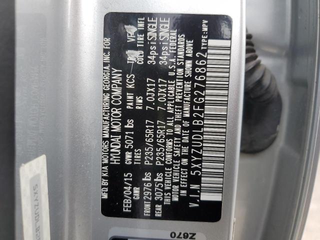 2015 HYUNDAI SANTA FE S - 5XYZUDLB2FG276862