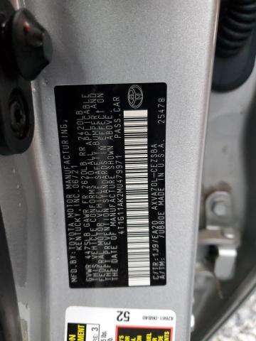 2021 TOYOTA CAMRY SE - 4T1G11AK2MU479971