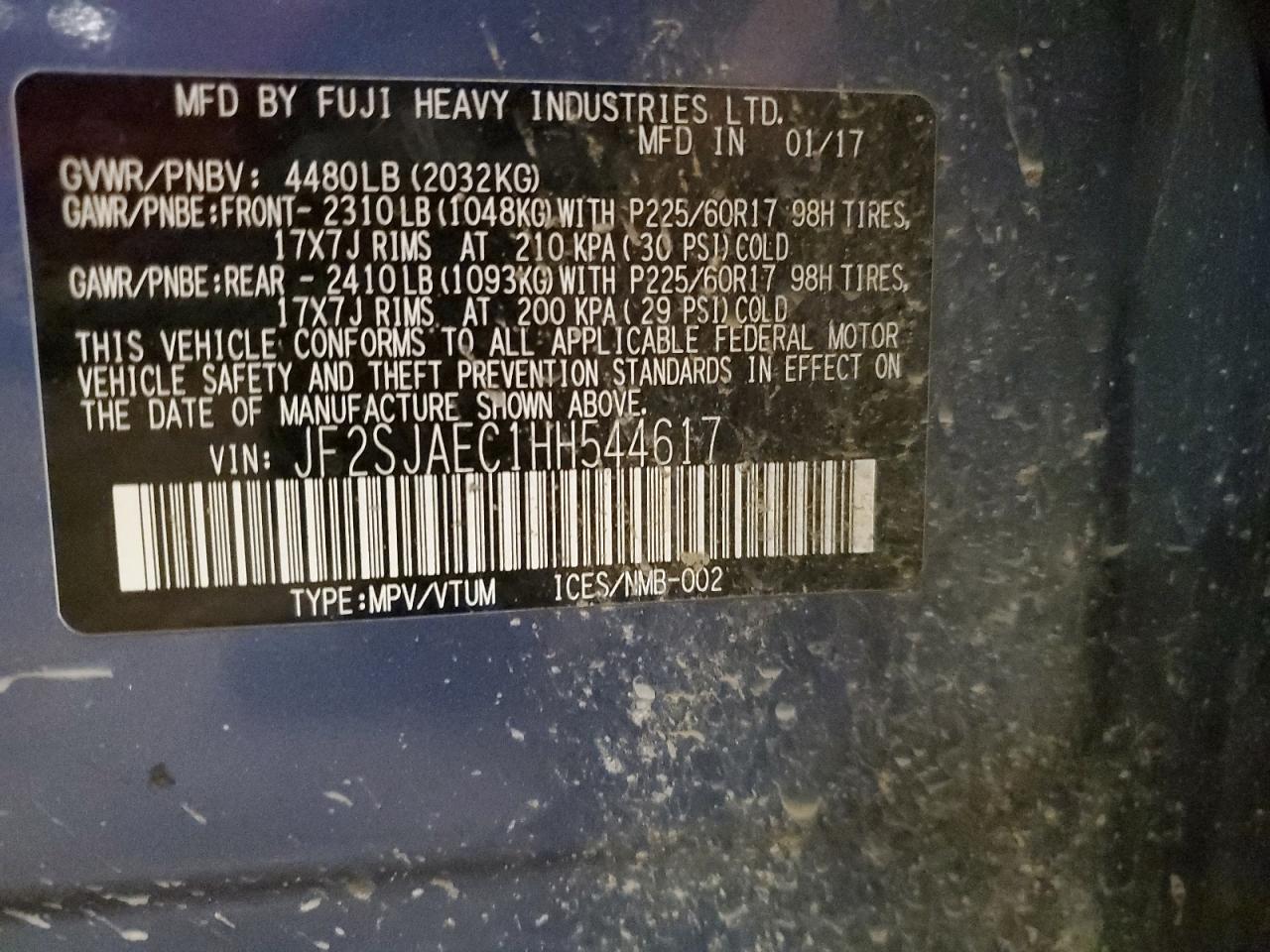 SUBARU FORESTER 2.5I PREMIUM