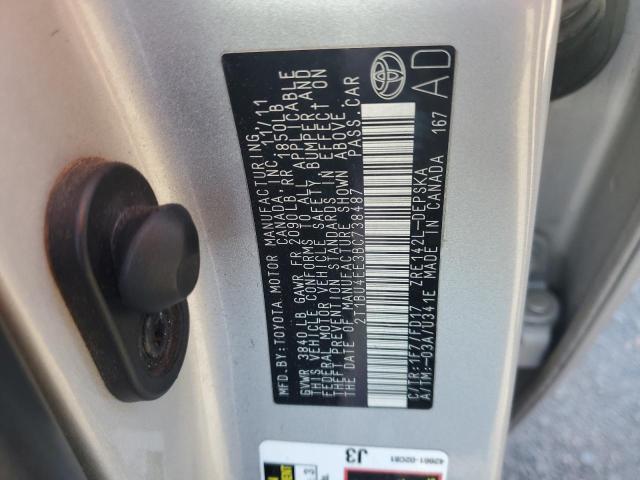 2011 TOYOTA COROLLA BA - 2T1BU4EE3BC738487