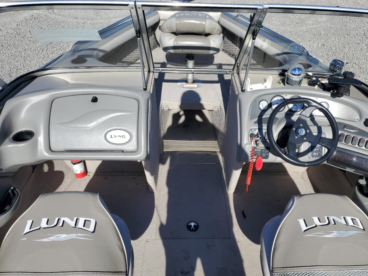 Lot #3270704859 2003 LUND BOAT W/TRL