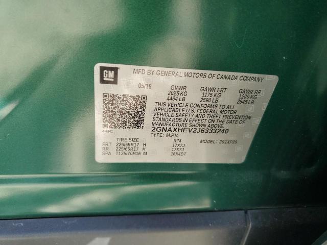 2018 CHEVROLET EQUINOX LS 2GNAXHEV2J6333240