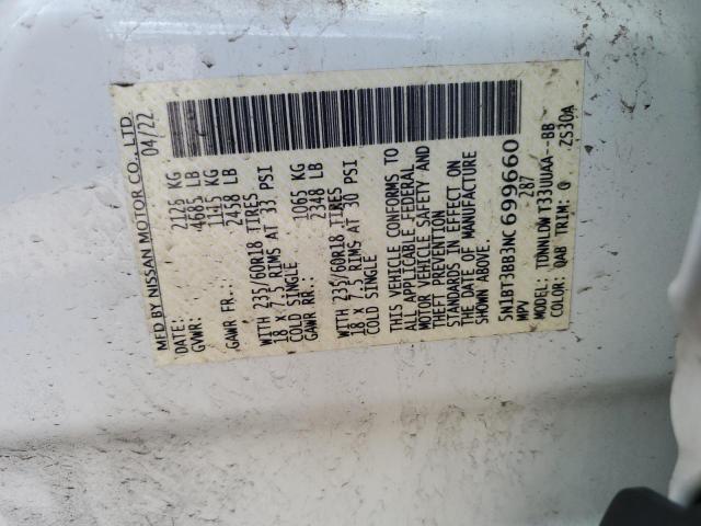 2022 NISSAN ROGUE SV #3261221940