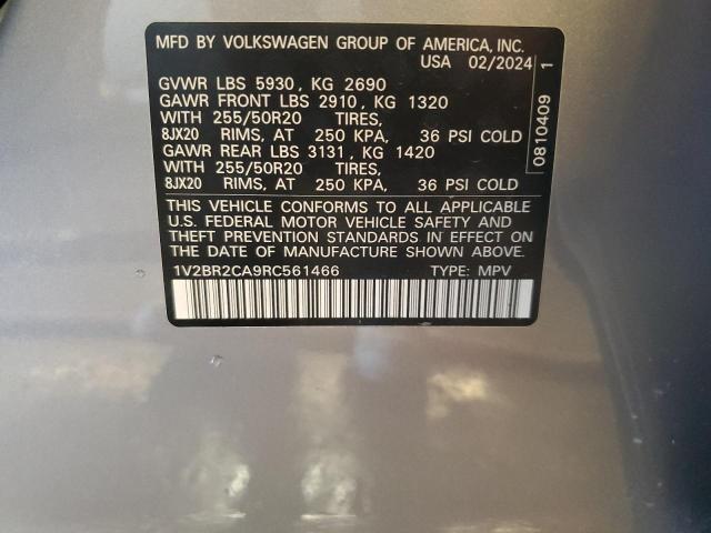 2024 VOLKSWAGEN ATLAS SEL - 1V2BR2CA9RC561466