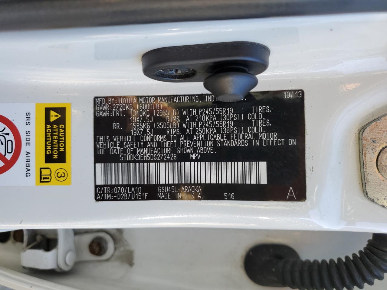 TOYOTA HIGHLANDER LIMITED