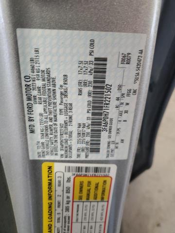 2015 FORD FUSION SE - 3FA6P0H71FR221502