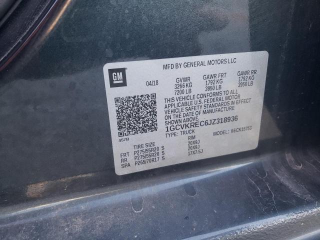 2018 CHEVROLET SILVERADO #3276417703