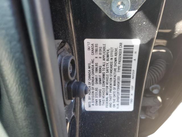 2017 HONDA CIVIC EX #3293671397