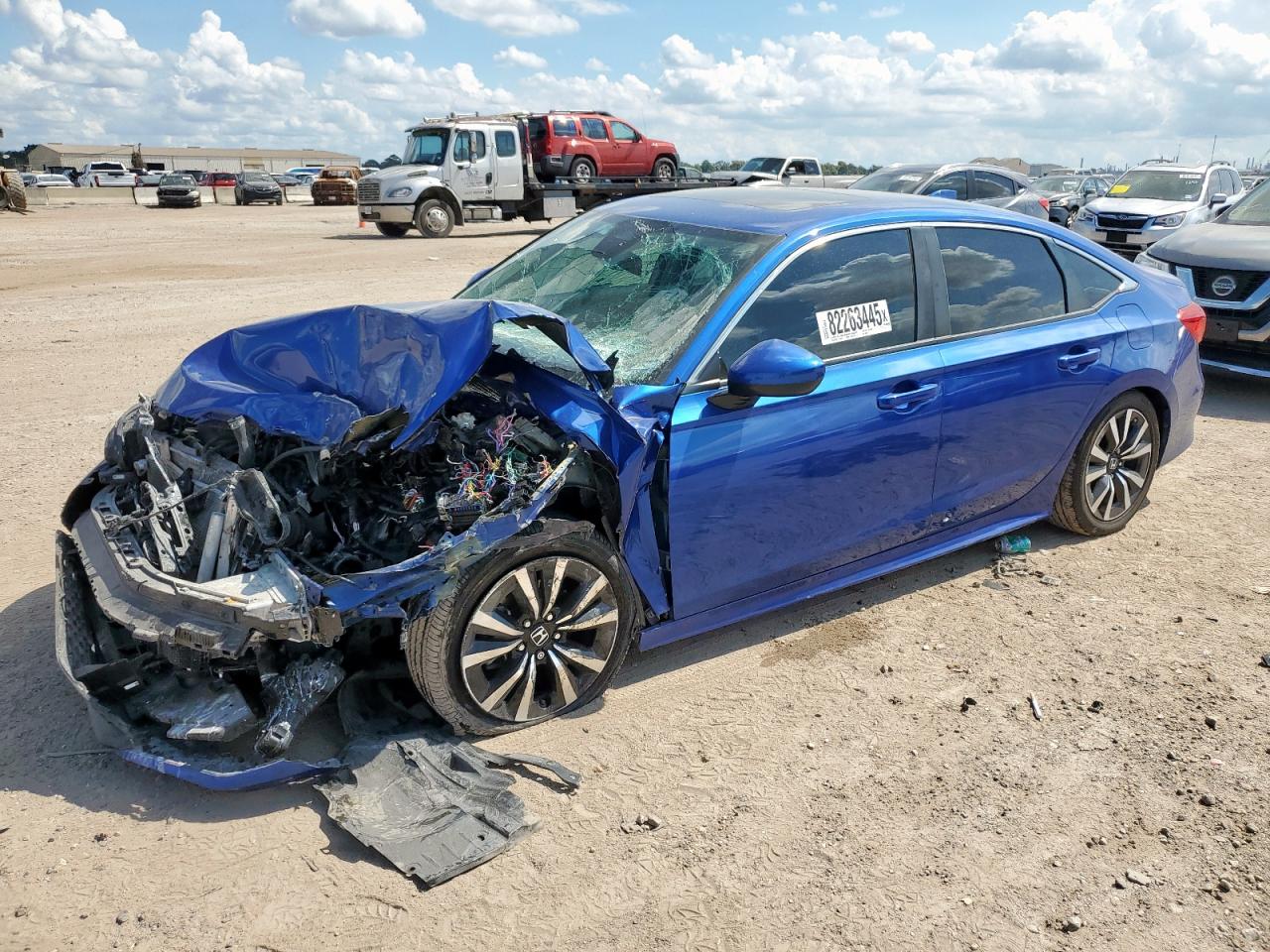 Lot #3291620254 2022 HONDA CIVIC EX