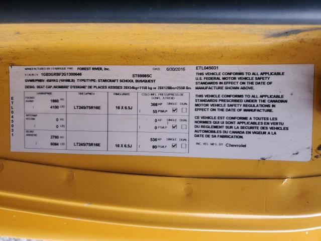 2016 CHEVROLET MINOTOUR G3500 #3270692858